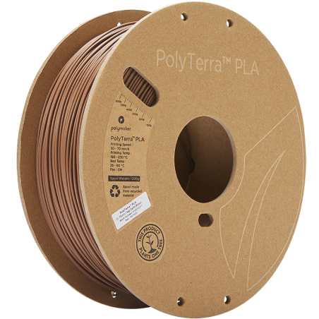 PolyTerra PLA Aarde Bruin - 1.75mm - 1 kg