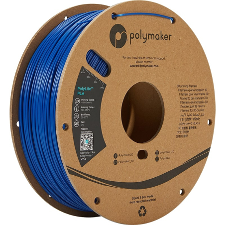 PolyLite PLA Blauw - 1.75mm - 1 kg