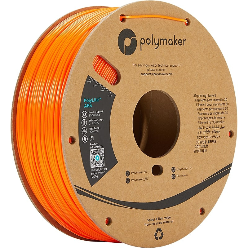 PolyLite ABS Orange - 1.75mm - 1 kg