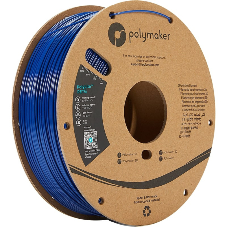 PolyLite PETG Blauw - 2.85mm - 1 kg