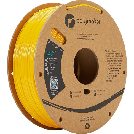 PolyLite PETG Geel - 1.75mm - 1 kg