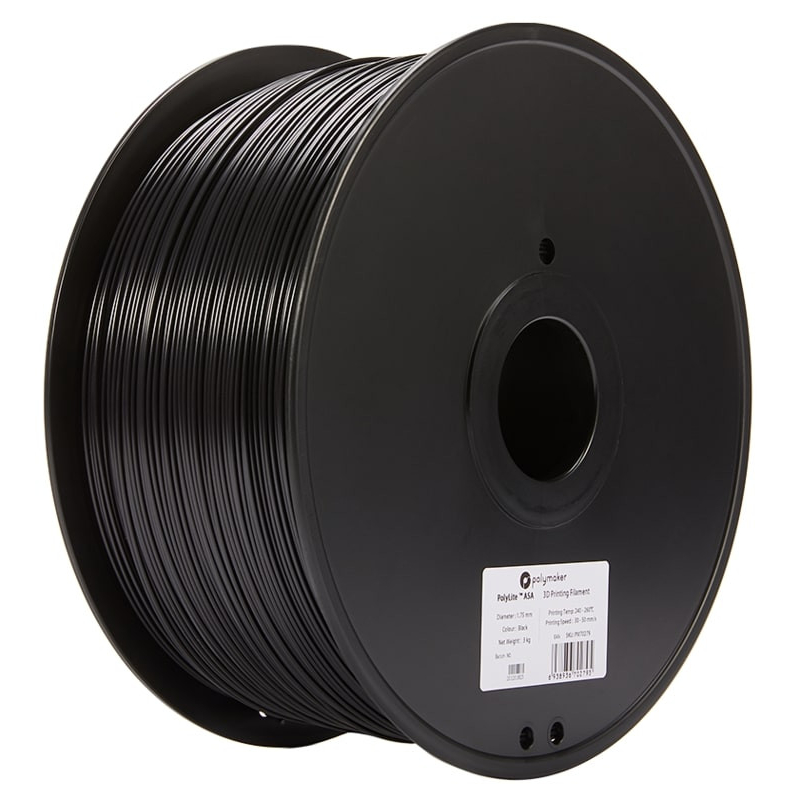 PolyLite ASA Noir - 1.75mm - 3 kg