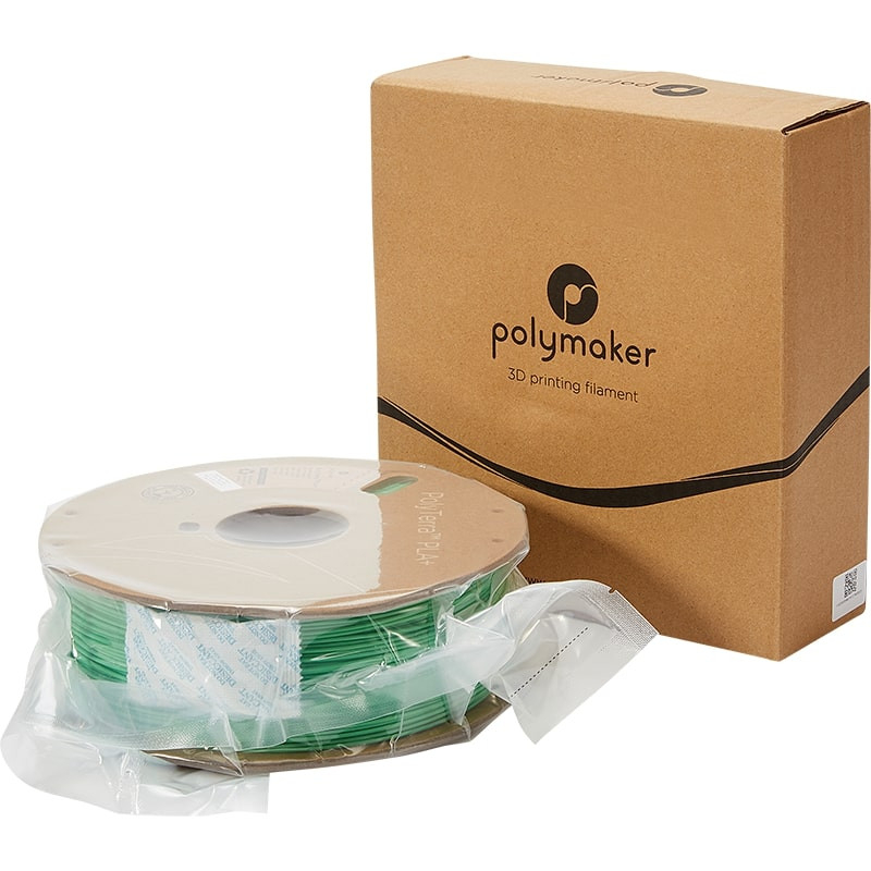 PolyTerra+ PLA Vert - 1.75mm - 1 kg packaging