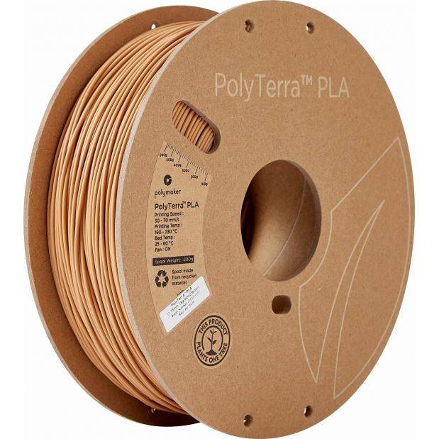 PolyTerra PLA Hout Bruin - 1.75mm - 1 kg