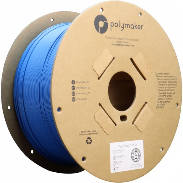 PolyTerra PLA Saffierblauw - 1.75mm - 3 kg