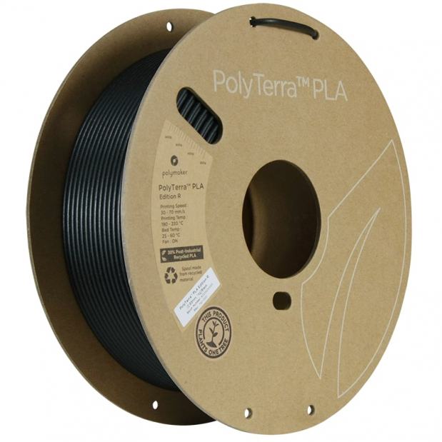 PolyTerra PLA Edition-R (gerecycleerd) Zwart - 2.85mm - 1 kg