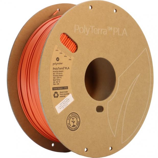 PolyTerra PLA Gedempt Rood - 1.75mm - 1 kg