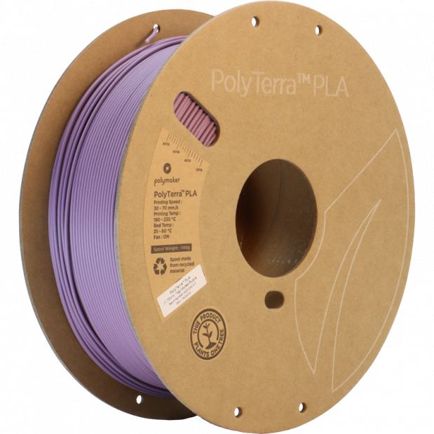 PolyTerra PLA Gedempt paars (violet) - 1.75mm - 1 kg