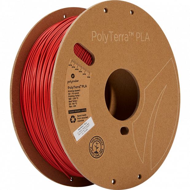 PolyTerra PLA Army Red - 1.75mm - 1 kg