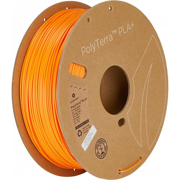 PolyTerra PLA+ Oranje - 1.75mm - 1 kg