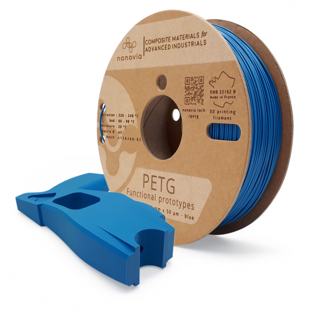 Nanovia PETG Blauw - 1,75 mm - 750g