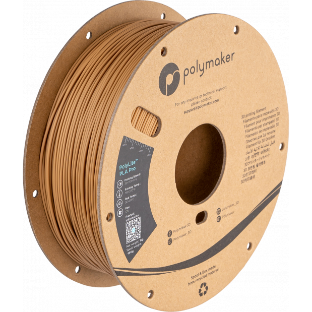 PolyLite PLA Pro Leger Beige - 1.75mm - 1 kg