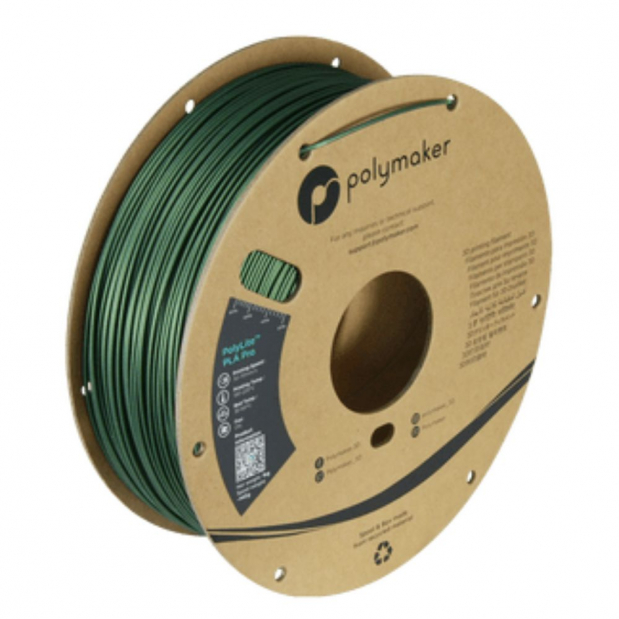 PolyLite PLA Pro Metallic Groen - 1.75mm - 1 kg