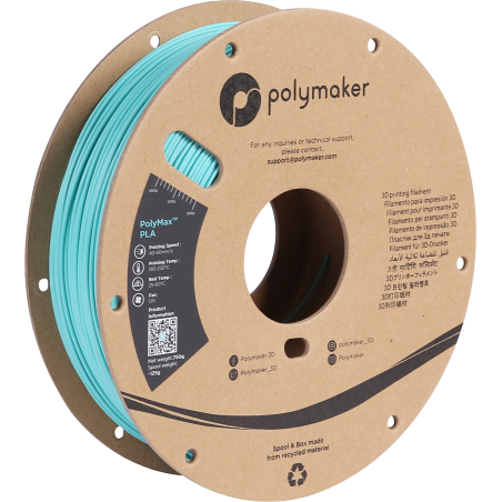 PolyMax Tough PLA Polymaker Wintertaling (Eend Blauwgroen) - 1.75mm - 750 g