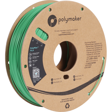 PolyMax Tough PLA Groen - 1.75mm - 750 g