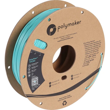 Polyflex TPU-90A Polymaker Wintertaling (Eend Blauwgroen) - 1.75mm - 750 g