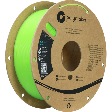 PolyLite PLA Lichtgevend Groen - 1.75mm - 1 kg