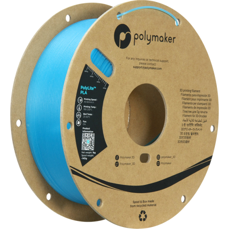 PolyLite PLA Lichtgevend Blauw - 1.75mm - 1 kg